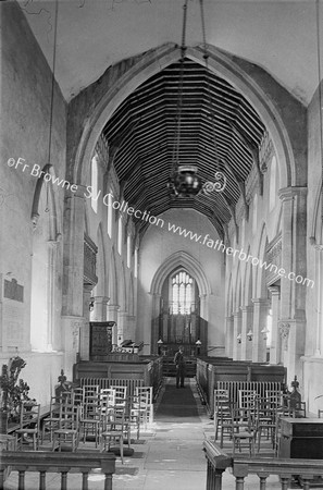 CHURCH INTERIOR FROM E.